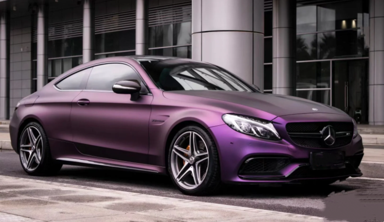 Matte Metallic Purple Car Vinyl Wrap review 1