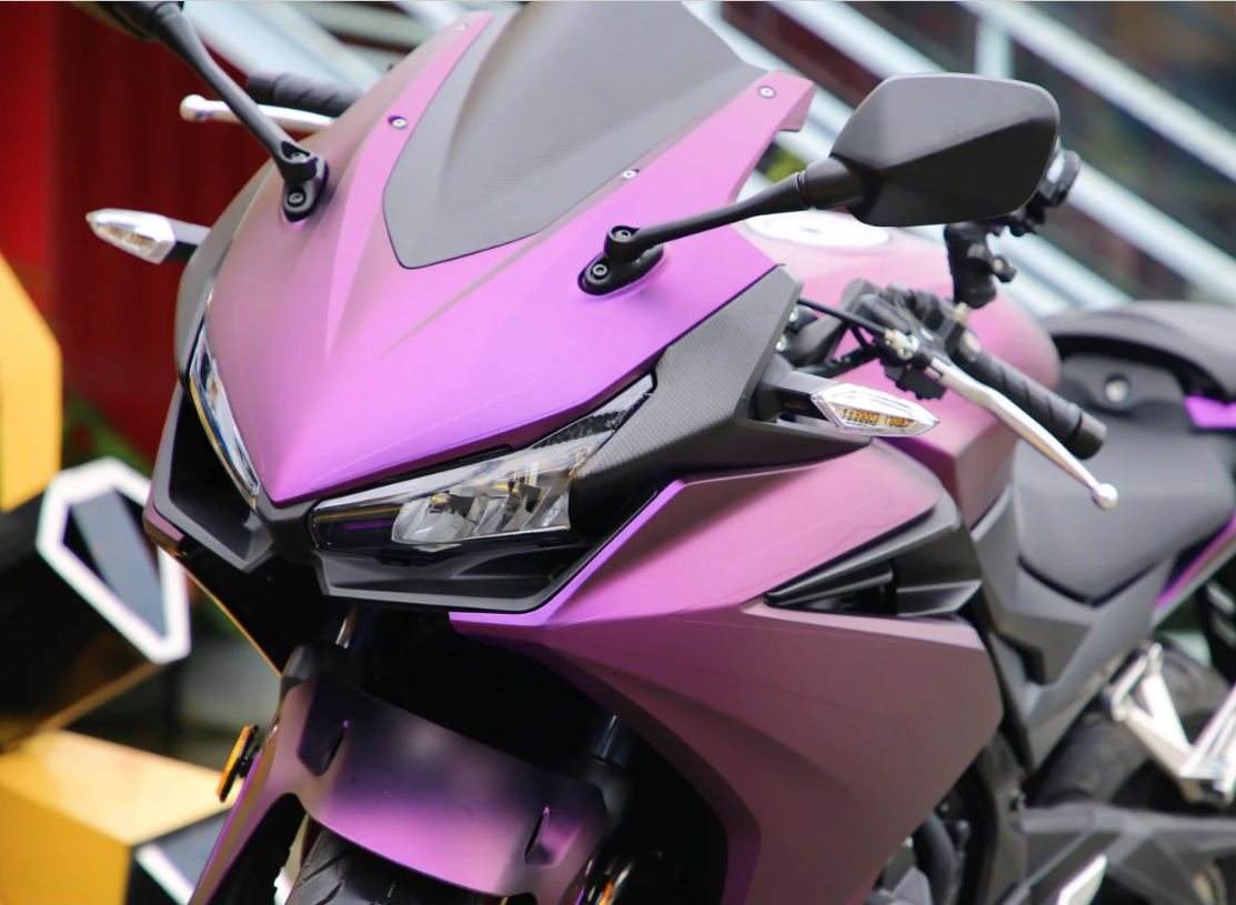 Matte Metallic Purple Car Vinyl Wrap review 1