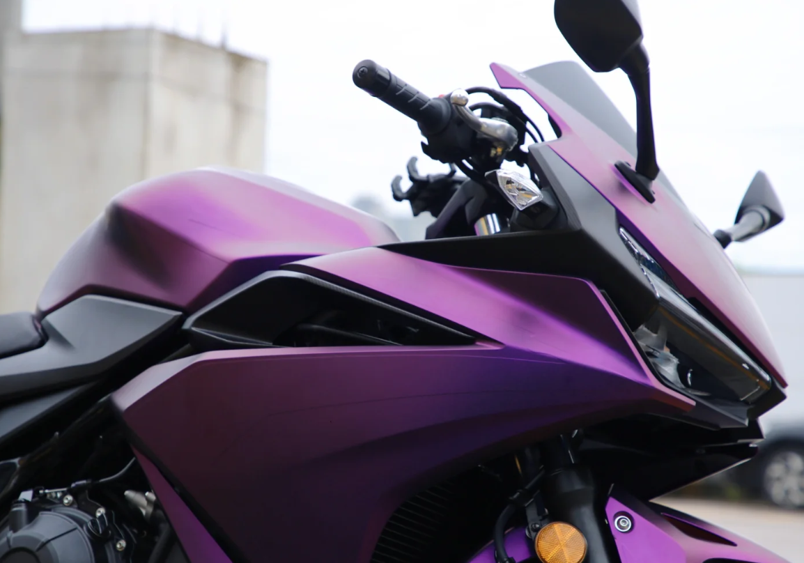 Matte Metallic Purple Car Vinyl Wrap review 2