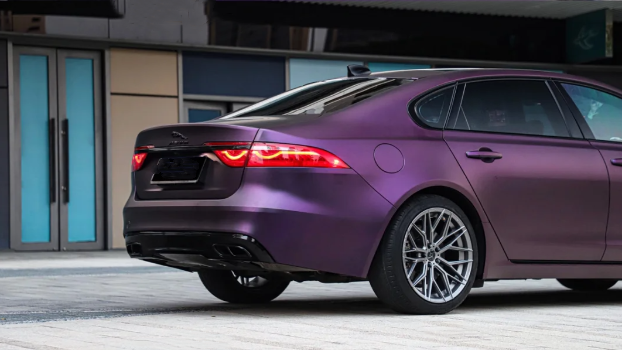 Matte Metallic Purple Car Vinyl Wrap review 3