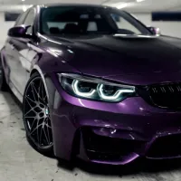 PET Gloss Metallic Midnight Purple Car Vinyl Wrap review 2