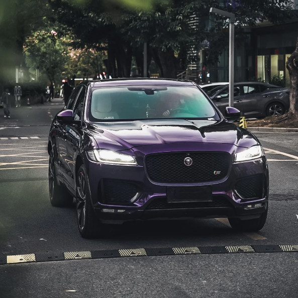 PET Gloss Metallic Midnight Purple Car Vinyl Wrap review 1