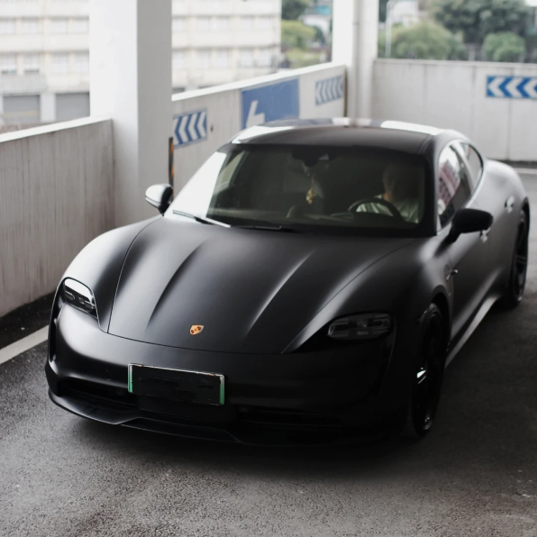 Super Matte Deep Black Car Vinyl Wrap review Soner Erol 01