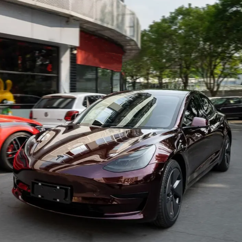 Gloss Metallic Black Rose Car Vinyl Wrap review 0