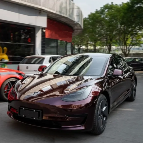 Gloss Metallic Black Rose Car Vinyl Wrap review 