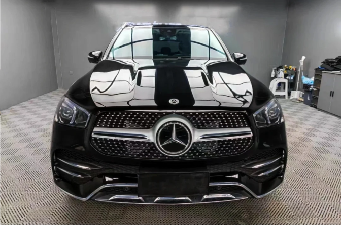 Gloss Metallic Black Car Vinyl Wrap review 2