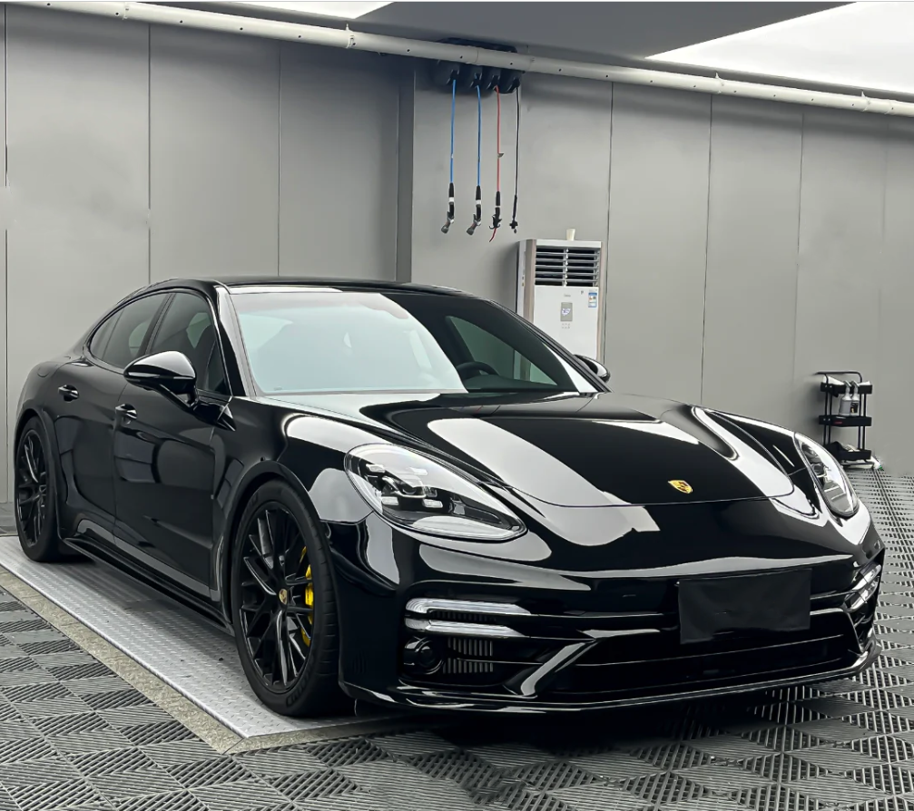 Super Gloss Piano Black Car Vinyl Wrap review 1