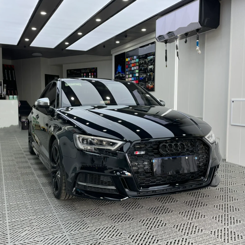 Super Gloss Piano Black Car Vinyl Wrap review 1