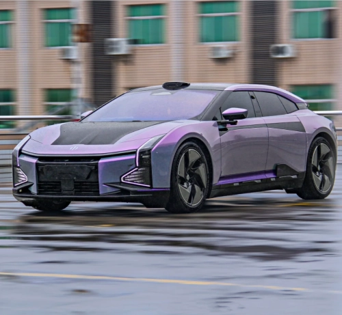 Candy Metallic Gray Purple Car Vinyl Wrap review 