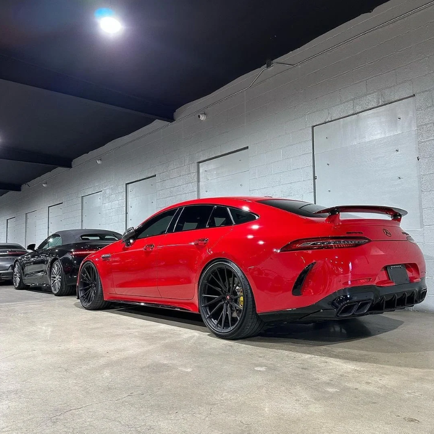 Super Gloss Ferrari Red Car Vinyl Wrap review 2