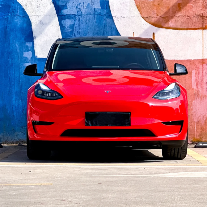 Super Gloss Ferrari Red Car Vinyl Wrap review 0