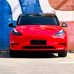 Super Gloss Ferrari Red Car Vinyl Wrap review Ocean 01