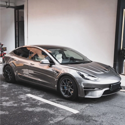 Gloss Metallic Metal Silver Car Vinyl Wrap review 