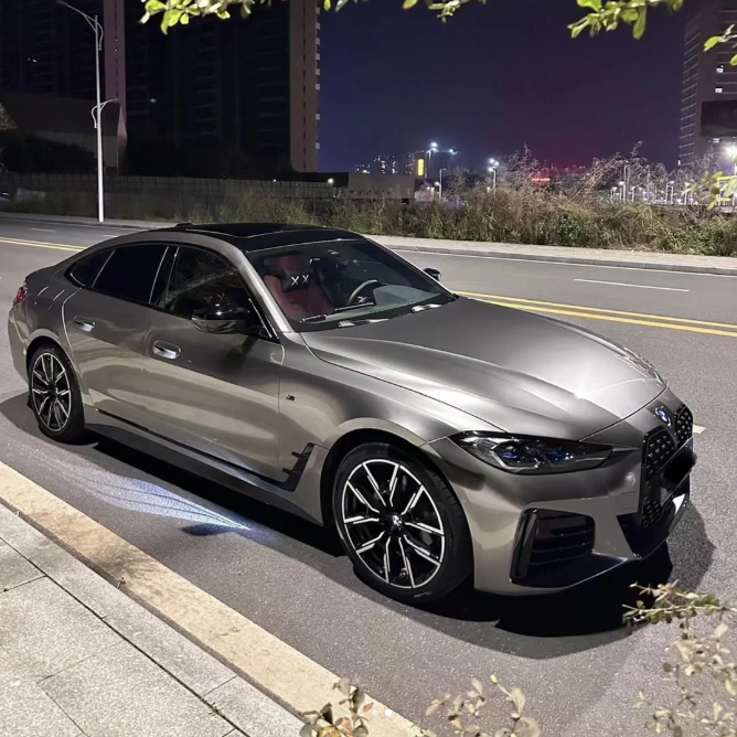 Gloss Metallic Metal Silver Car Vinyl Wrap review 1