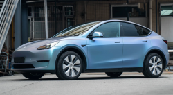 Matte Diamond Gray Blue Car Vinyl Wrap review whimzy 02
