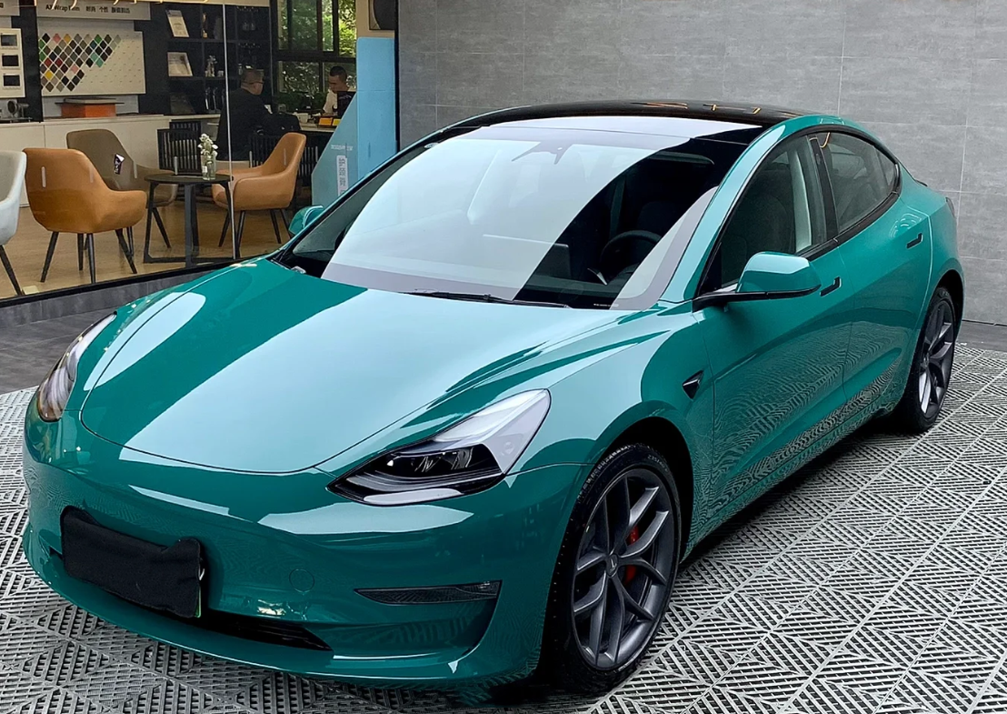 Super Gloss Pine Green Car Vinyl Wrap review 0