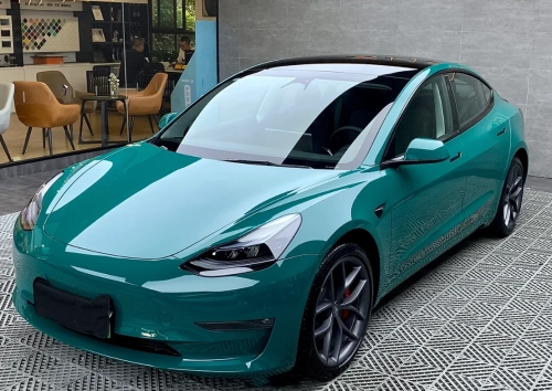 Super Gloss Pine Green Car Vinyl Wrap review 