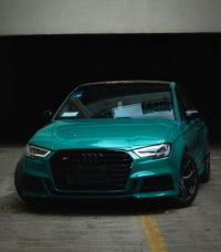 Super Gloss Pine Green Car Vinyl Wrap review 3