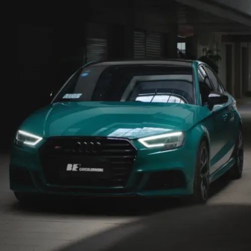 Super Gloss Pine Green Car Vinyl Wrap review 