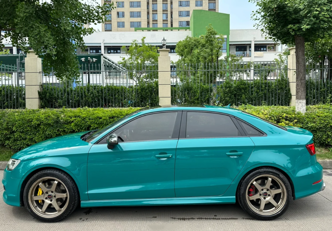 Super Gloss Pine Green Car Vinyl Wrap review 0