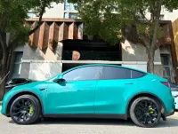 Super Gloss Pine Green Car Vinyl Wrap review 0