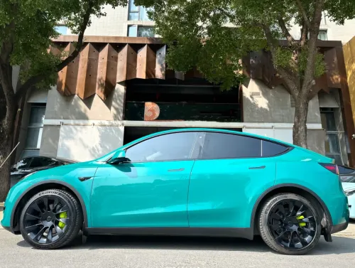 Super Gloss Pine Green Car Vinyl Wrap review 