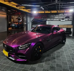  Gloss Metallic Grape Purple Car Vinyl Wrap review Britton 01