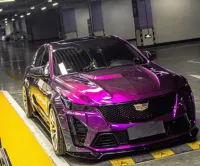  Gloss Metallic Grape Purple Car Vinyl Wrap review 0