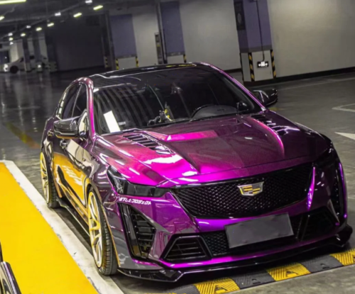 Gloss Metallic Grape Purple Car Vinyl Wrap review 