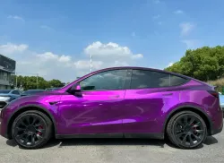  Gloss Metallic Grape Purple Car Vinyl Wrap review James