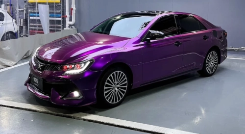 Gloss Metallic Grape Purple Car Vinyl Wrap review 