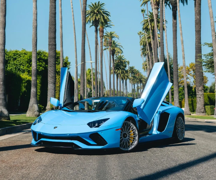 Super Gloss Sky Blue Car Vinyl Wrap review Moespinkworld 02