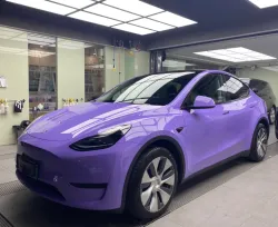 Super Gloss Lavender Purple Car Vinyl Wrap review Kcdaddio