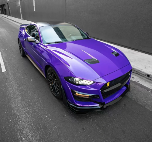 Gloss Metallic Plum Explosion Purple Car Vinyl Wrap review 