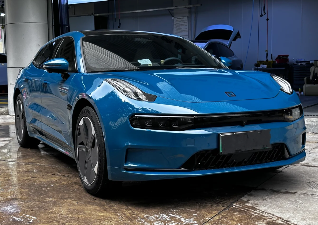 Super Gloss Porsche Deep Blue Car Vinyl Wrap review 1