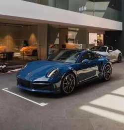 Super Gloss Porsche Deep Blue Car Vinyl Wrap review Josh Hendrix