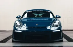 Super Gloss Porsche Deep Blue Car Vinyl Wrap review Travis Benson 02
