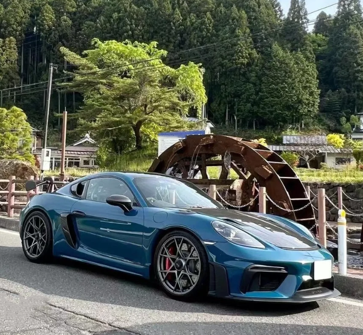 Super Gloss Porsche Deep Blue Car Vinyl Wrap review 2