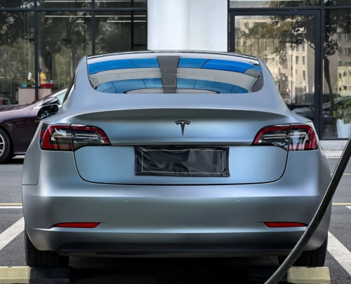 Matte Blue Gray Vinyl Wrap Car Wrap review 