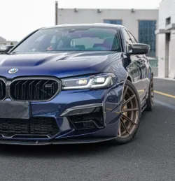 Gloss Metallic Tanzanite Blue Car Vinyl Wrap [BMW OEM Color] review Carbon-Vanilla 01