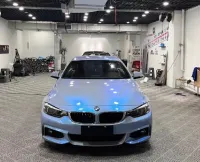 Candy Metallic Dark Gray Blue Car Vinyl Wrap review 2