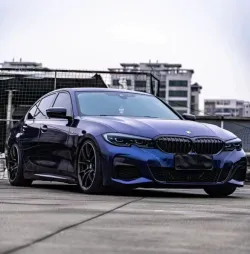 Gloss Metallic Tanzanite Blue Car Vinyl Wrap [BMW OEM Color] review cha0ticBeth 02