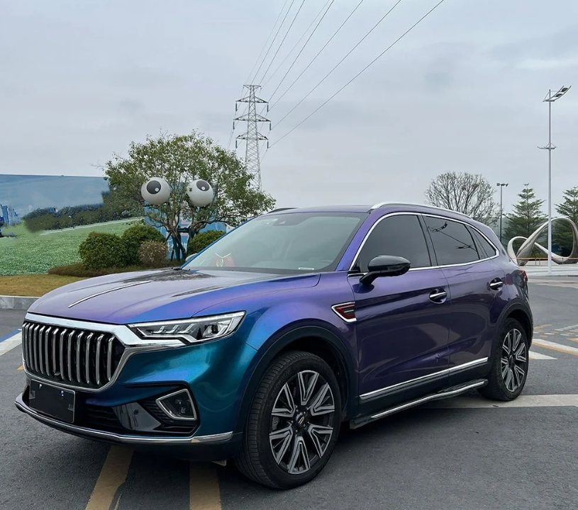 Gloss Diamond Purple Blue Car Vinyl Wrap review Josh Barnes 02