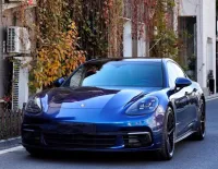 Gloss Metallic Indigo Blue Car Vinyl Wrap review 0
