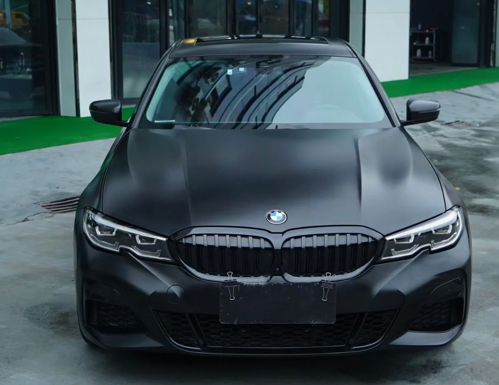 Matte Black Car Vinyl Wrap review 1