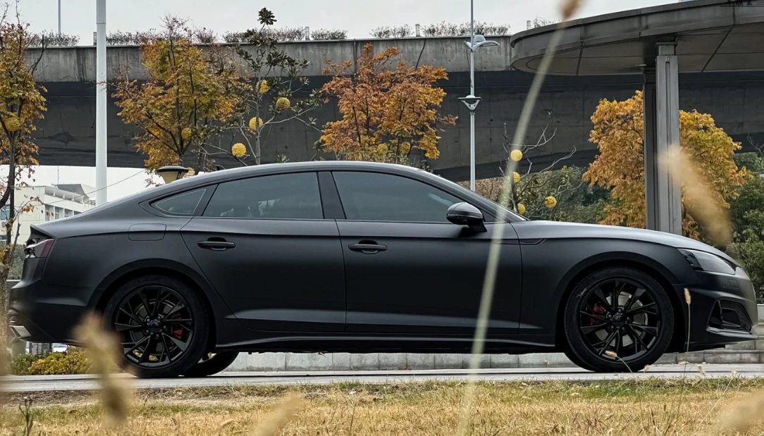 Matte Black Car Vinyl Wrap review 1