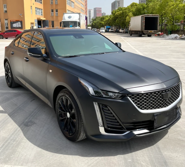 Matte Black Car Vinyl Wrap review 1