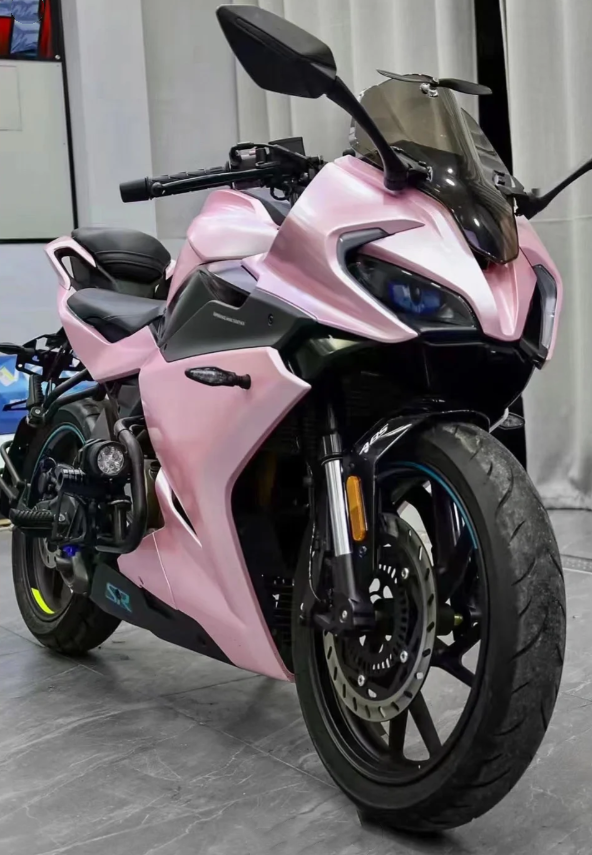 Matte Pure Metal Cherry Pink Car Vinyl Wrap review Mr. Gadget 01