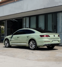 Super Gloss Light Khaki Grey Car Vinyl Wrap review 1