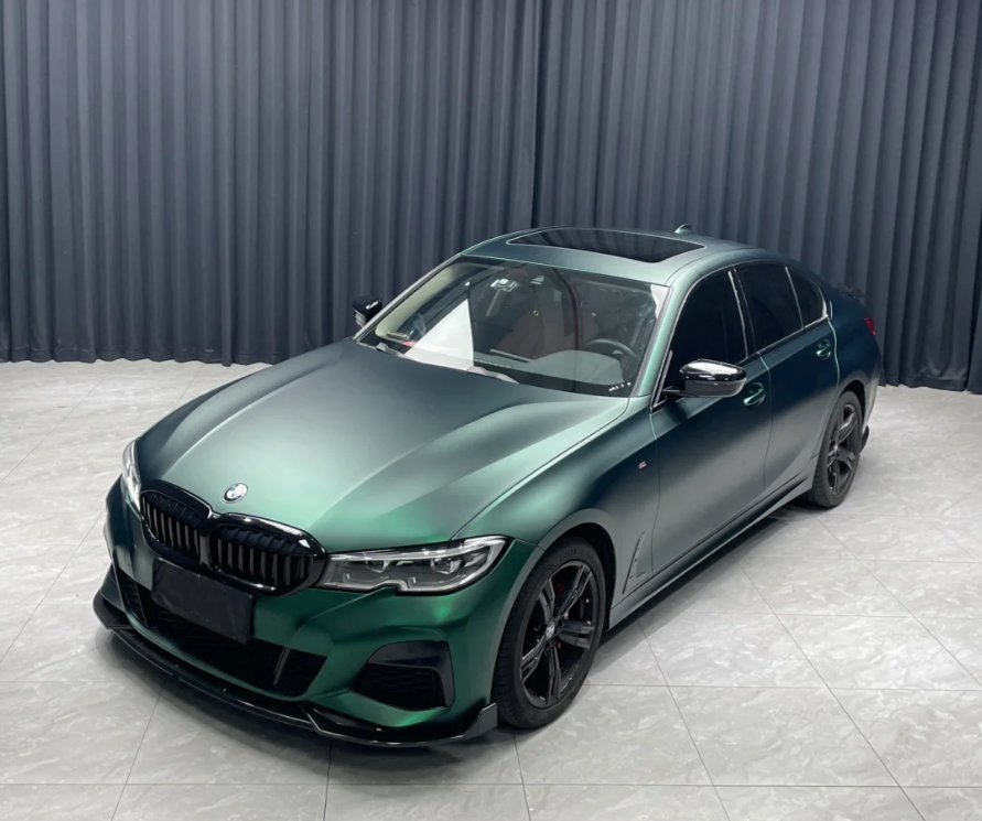 Matte Venom Green Car Vinyl Wrap review Lee 01
